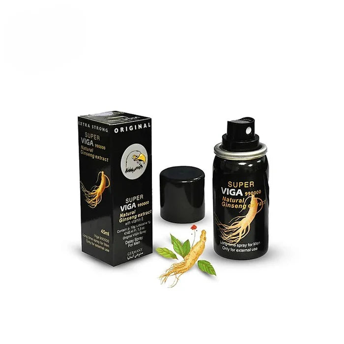 Super Viga 990000 Natural Ginseng Long Time Spray  (45 Ml)